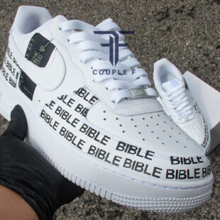 Holy Bible Custom Hand Painted Nike Air Force 1